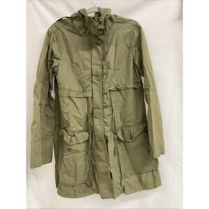 Women's Gap Size Medium, Long Green Utility Jacket Perfect! RN 54023